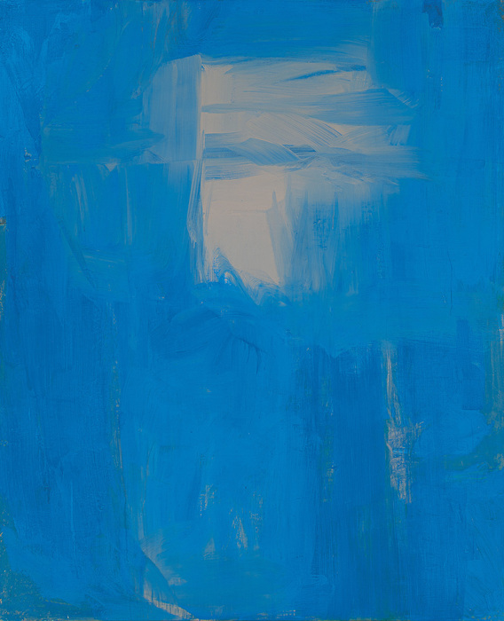 Slot 7023 Concrete Grey Acrylic paint on canvas 195 x 160 cm, 2022